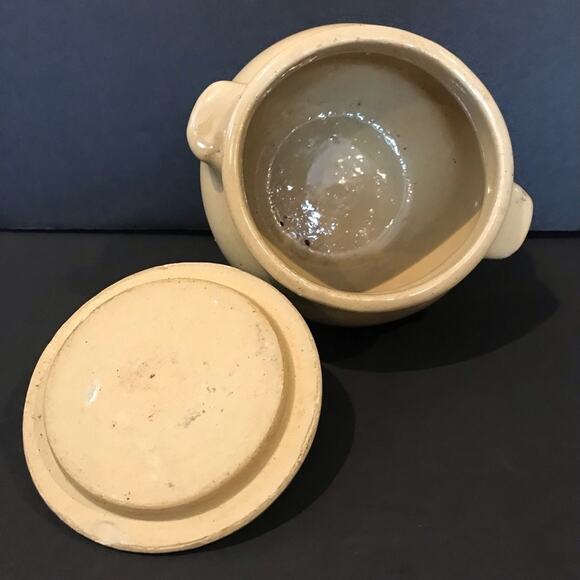Vintage Dutchess Cheese New York Ceramic Lidded Crockery, Beige - Picture 5 of 16